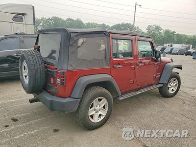 Trzecie zdjęcie samochodu z tyłu: 2010 JEEP WRANGLER UNLIMITED SPORT VIN:1J4BA3H16AL176307 - miniatura