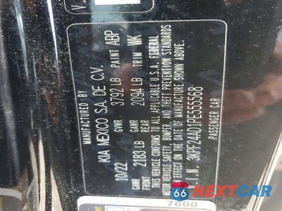 Zdjęcie 12 z 12 samochodu: 2023 KIA FORTE LX VIN:3KPF24AD1PE555568 - miniatura