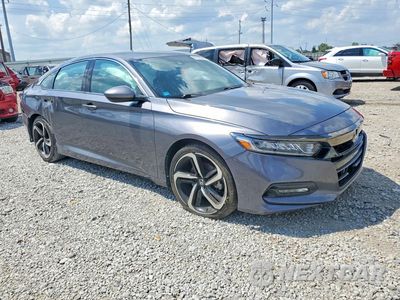 Czwarte zdjęcie samochodu z boku: 2020 HONDA ACCORD SPORT VIN:1HGCV1F31LA111176 - miniatura