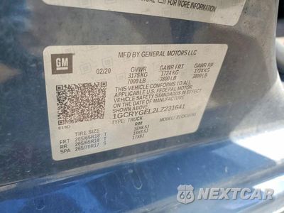 Zdjęcie 12 z 12 samochodu: 2020 CHEVROLET SILVERADO K1500 LTZ VIN:1GCRYGEL2LZ231641 - miniatura