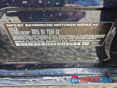Zdjęcie 13 z 13 samochodu: 2020 BMW 750 XI VIN:WBA7U2C09LBM62153 - miniatura