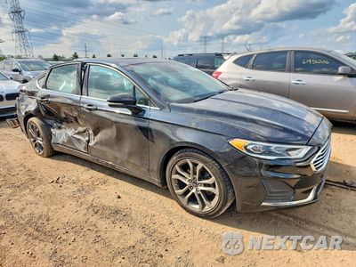 Czwarte zdjęcie samochodu z boku: 2020 FORD FUSION SEL VIN:3FA6P0CD6LR145784 - miniatura