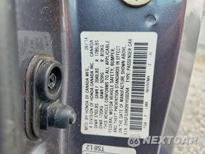 Zdjęcie 13 z 13 samochodu: 2015 HONDA CIVIC EXL VIN:2HGFG3B09FH500264 - miniatura