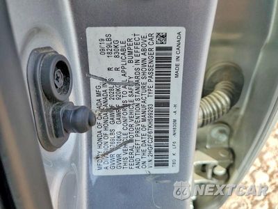 Zdjęcie 12 z 12 samochodu: 2019 HONDA CIVIC LX VIN:2HGFC2F67KH599293 - miniatura