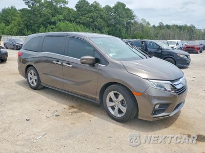 Czwarte zdjęcie samochodu z boku: 2019 HONDA ODYSSEY EXL VIN:5FNRL6H72KB076939 - miniatura