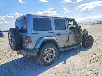 Trzecie zdjęcie samochodu z tyłu: 2019 JEEP WRANGLER UNLIMITED SAHARA VIN:1C4HJXEN7KW500931 - miniatura