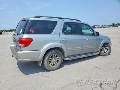 Trzecie zdjęcie samochodu z tyłu: 2007 TOYOTA SEQUOIA LIMITED VIN:5TDBT48A67S286335 - miniatura