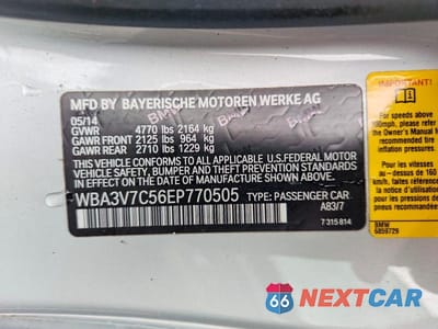 Zdjęcie 12 z 12 samochodu: 2014 BMW 428 I SULEV VIN:WBA3V7C56EP770505 - miniatura