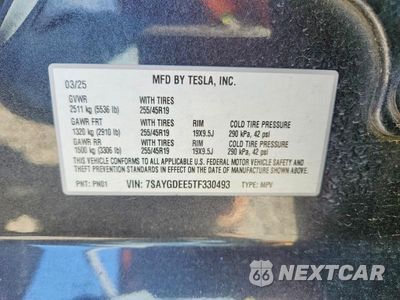 Zdjęcie 12 z 12 samochodu: 2026 TESLA MODEL Y VIN:7SAYGDEE5TF330493 - miniatura