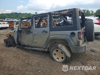Trzecie zdjęcie samochodu z tyłu: 2016 JEEP WRANGLER UNLIMITED SPORT VIN:1C4BJWKG2GL331156 - miniatura