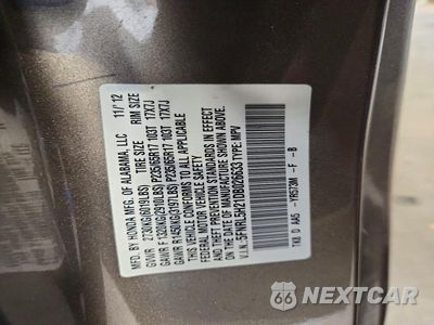 Zdjęcie 13 z 13 samochodu: 2013 HONDA ODYSSEY LX VIN:5FNRL5H21DB026633 - miniatura