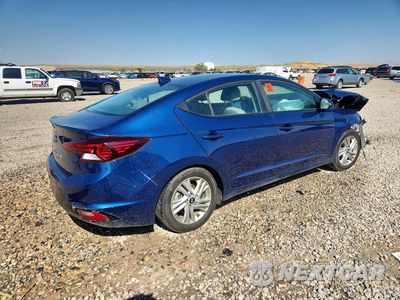 Trzecie zdjęcie samochodu z tyłu: 2020 HYUNDAI ELANTRA SEL VIN:5NPD84LF9LH576968 - miniatura