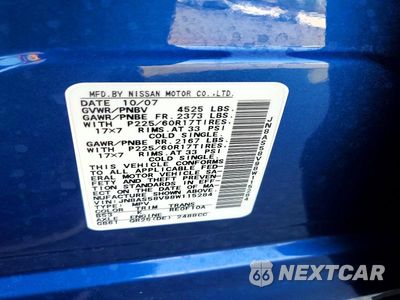 Zdjęcie 12 z 12 samochodu: 2008 NISSAN ROGUE S VIN:JN8AS58V98W115284 - miniatura