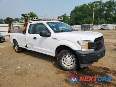 Czwarte zdjęcie samochodu z boku: 2019 FORD F150 XL 4WD 3.5L V6 EXT CAB VIN:1FTFX1E45KKF24534 - miniatura