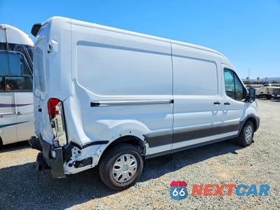 Trzecie zdjęcie samochodu z tyłu: 2023 FORD TRANSIT 350 DELIVERY VAN VIN:1FTBW9CKXPKA05326 - miniatura