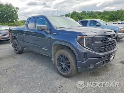 Czwarte zdjęcie samochodu z boku: 2023 GMC SIERRA K1500 ELEVATION VIN:1GTVUCE80PZ335730 - miniatura