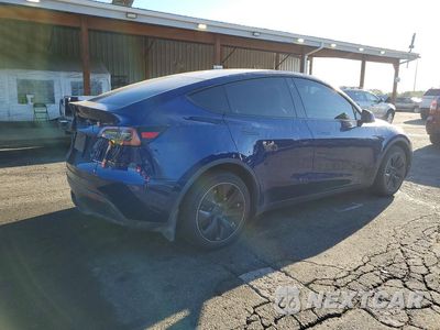 Trzecie zdjęcie samochodu z tyłu: 2021 TESLA MODEL Y VIN:5YJYGDEE7MF302192 - miniatura