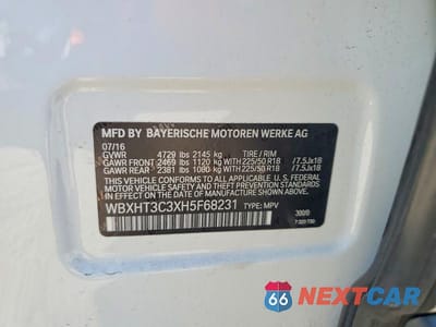 Zdjęcie 13 z 13 samochodu: 2017 BMW X1 XDRIVE28I VIN:WBXHT3C3XH5F68231 - miniatura