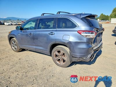 Drugie zdjęcie samochodu z przodu: 2017 TOYOTA HIGHLANDER HYBRID LIMITED PLATINUM VIN:5TDDGRFH8HS032623 - miniatura