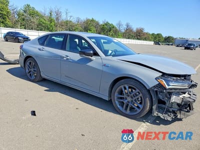 Czwarte zdjęcie samochodu z boku: 2024 ACURA TLX A-SPEC VIN:19UUB6F58RA001522 - miniatura