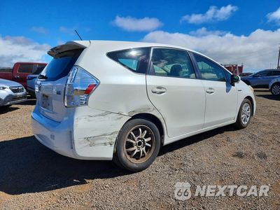 Trzecie zdjęcie samochodu z tyłu: 2012 TOYOTA PRIUS V TWO VIN:JTDZN3EU4C3072733 - miniatura