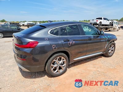 Trzecie zdjęcie samochodu z tyłu: 2022 BMW X4 XDRIVE30I VIN:5UX33DT02N9L91340 - miniatura