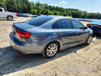Trzecie zdjęcie samochodu z tyłu: 2015 VOLKSWAGEN JETTA SE VIN:3VWD17AJ1FM300759 - miniatura
