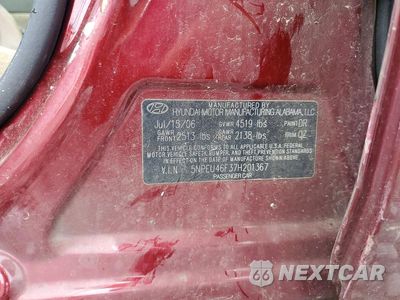 Zdjęcie 13 z 13 samochodu: 2007 HYUNDAI SONATA SE VIN:5NPEU46F37H201367 - miniatura