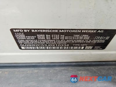 Zdjęcie 12 z 12 samochodu: 2018 BMW X5 SDRIVE35I VIN:5UXKR2C53J0X10334 - miniatura