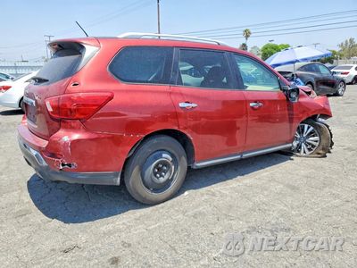 Trzecie zdjęcie samochodu z tyłu: 2017 NISSAN PATHFINDER S VIN:5N1DR2MN4HC693332 - miniatura