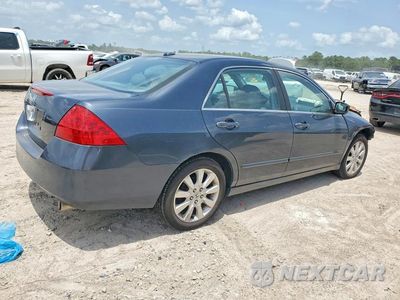 Trzecie zdjęcie samochodu z tyłu: 2007 HONDA ACCORD EX VIN:1HGCM66507A032556 - miniatura