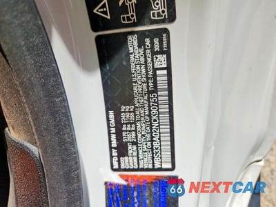 Zdjęcie 12 z 12 samochodu: 2022 BMW M4 COMPETITION VIN:WBS33BA02NCK90755 - miniatura