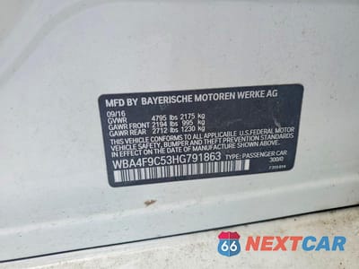 Zdjęcie 12 z 12 samochodu: 2017 BMW 430XI GRAN COUPE VIN:WBA4F9C53HG791863 - miniatura