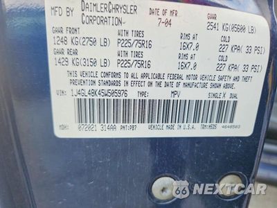 Zdjęcie 14 z 14 samochodu: 2005 JEEP LIBERTY SPORT VIN:1J4GL48K45W505976 - miniatura