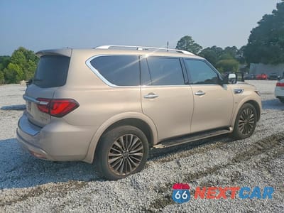 Trzecie zdjęcie samochodu z tyłu: 2018 INFINITI QX80 BASE VIN:JN8AZ2NE3J9195393 - miniatura