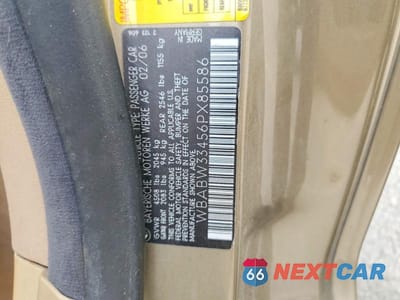Zdjęcie 12 z 12 samochodu: 2006 BMW 3 SERIES 325 VIN:WBABW33456PX85586 - miniatura