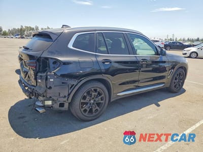 Trzecie zdjęcie samochodu z tyłu: 2022 BMW X3 SDRIVE30I VIN:5UX43DP00N9K60874 - miniatura