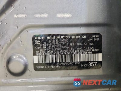 Zdjęcie 13 z 13 samochodu: 2021 MITSUBISHI OUTLANDER SPORT ES VIN:JA4ARUAU0MU019692 - miniatura