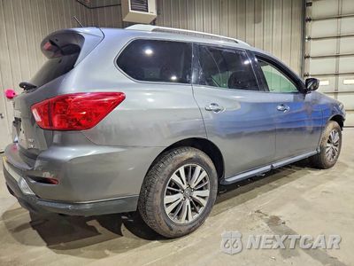 Trzecie zdjęcie samochodu z tyłu: 2017 NISSAN PATHFINDER SV VIN:5N1DR2MMXHC663730 - miniatura