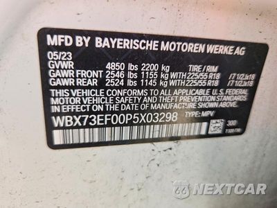 Zdjęcie 13 z 13 samochodu: 2023 BMW X1 XDRIVE28I VIN:WBX73EF00P5X03298 - miniatura