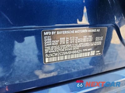 Zdjęcie 13 z 13 samochodu: 2021 BMW X7 XDRIVE40I VIN:5UXCW2C09M9H86421 - miniatura