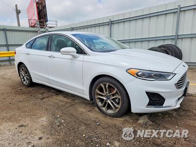 Czwarte zdjęcie samochodu z boku: 2019 FORD FUSION SEL VIN:3FA6P0CD2KR150673 - miniatura