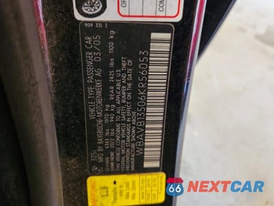 Zdjęcie 12 z 12 samochodu: 2006 BMW 325 I VIN:WBAVB13506KR56053 - miniatura