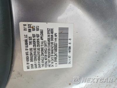 Zdjęcie 13 z 13 samochodu: 2010 HONDA ODYSSEY EXL VIN:5FNRL3H71AB050037 - miniatura