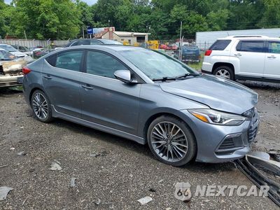 Czwarte zdjęcie samochodu z boku: 2017 HYUNDAI ELANTRA SPORT VIN:KMHD04LB0HU326144 - miniatura