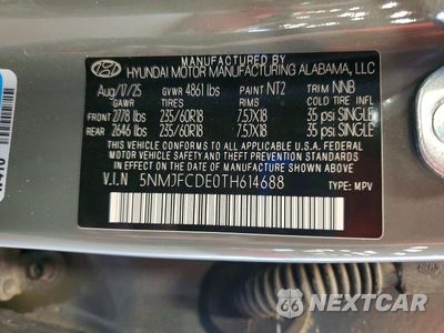 Zdjęcie 14 z 14 samochodu: 2026 HYUNDAI TUCSON XRT VIN:5NMJFCDE0TH614688 - miniatura
