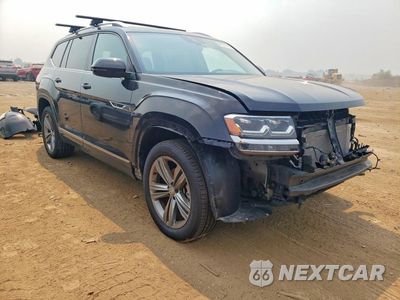 Czwarte zdjęcie samochodu z boku: 2018 VOLKSWAGEN ATLAS SEL VIN:1V2RR2CA0JC567529 - miniatura