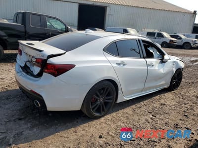 Trzecie zdjęcie samochodu z tyłu: 2020 ACURA TLX TECH A VIN:19UUB2F68LA003957 - miniatura