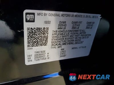 Zdjęcie 13 z 13 samochodu: 2022 GMC TERRAIN SLE VIN:3GKALMEV6NL181157 - miniatura