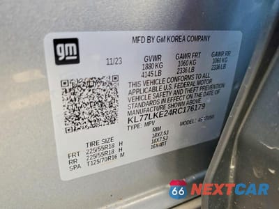 Zdjęcie 13 z 13 samochodu: 2024 CHEVROLET TRAX ACTIV VIN:KL77LKE24RC176179 - miniatura